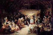 Maclise, Daniel Snap-Apple Night china oil painting reproduction